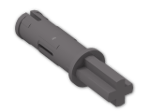 LEGO® Brick: Technic Axle Pin Long with Friction with 2L Pin 11214 | Color: Dark Stone Grey