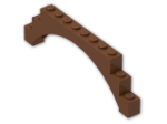 LEGO® Brick: Arch 1 x 12 x 3 Raised 14707 | Color: Reddish Brown