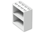 LEGO® Brick: Container Bookcase 2 x 4 x 4 1 | Color: White