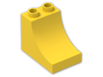 LEGO® Brick: Duplo Brick 2 x 3 x 2 with Inside Curve 2301 | Color: Bright Yellow