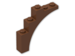 LEGO® Brick: Arch 1 x 5 x 4 2339 | Color: Reddish Brown