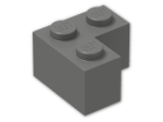 LEGO® Brick: Brick 2 x 2 Corner 2357 | Color: Dark Grey