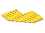 LEGO® Stein: Plate 10 x 10 without Corner 2401 | Farbe: Bright Yellow