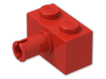 LEGO® Brick: Brick 1 x 2 with Pin 2458 | Color: Bright Red