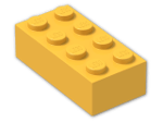 LEGO® Stein: Brick 2 x 4 3001 | Farbe: Flame Yellowish Orange