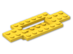 LEGO® Brick: Car Base 10 x 4 x 2/3 with 4 x 2 Centre Well 30029 | Color: Bright Yellow