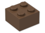 LEGO® Brick: Brick 2 x 2 3003 | Color: Brown