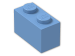 LEGO® Brick: Brick 1 x 2 3004 | Color: Medium Blue