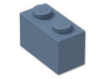 LEGO® Brick: Brick 1 x 2 3004 | Color: Sand Blue