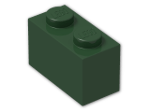 LEGO® Brick: Brick 1 x 2 3004 | Color: Earth Green