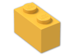 LEGO® Brick: Brick 1 x 2 3004 | Color: Flame Yellowish Orange
