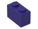 LEGO® Brick: Brick 1 x 2 3004 | Color: Medium Lilac