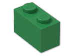 LEGO® Brick: Brick 1 x 2 3004 | Color: Dark Green