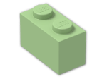 LEGO® Brick: Brick 1 x 2 3004 | Color: Medium Green