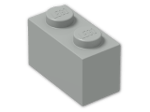 LEGO® Brick: Brick 1 x 2 3004 | Color: Grey