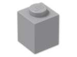 LEGO® Brick: Brick 1 x 1 3005 | Color: Medium Stone Grey