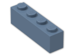 LEGO® Brick: Brick 1 x 4 3010 | Color: Sand Blue