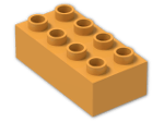 LEGO® Brick: Duplo Brick 2 x 4 3011 | Color: Bright Yellowish Orange