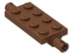 LEGO® Stein: Plate 2 x 4 with Pins 30157 | Farbe: Reddish Brown