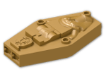 LEGO® Stein: Container Minifig Coffin Lid with Mummy Relief (Needs Work) 30164 | Farbe: Warm Gold