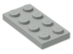 LEGO® Brick: Plate 2 x 4 3020 | Color: Grey
