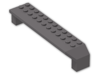 LEGO® Stein: Arch 2 x 14 x 2.333 30296 | Farbe: Dark Stone Grey