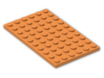 LEGO® Brick: Plate 6 x 10 3033 | Color: Bright Orange