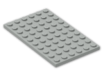 LEGO® Brick: Plate 6 x 10 3033 | Color: Grey