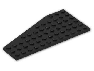 LEGO® Brick: Wing 6 x 12 Right 30356 | Color: Black