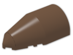 LEGO® Brick: Windscreen 4 x 7 x 2 Round Pointed 30384 | Color: Brown