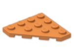LEGO® Stein: Plate 4 x 4 without Corner 30503 | Farbe: Bright Orange