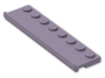 LEGO® Brick: Plate 2 x 8 with Door Rail 30586 | Color: Sand Violet