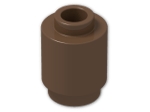 LEGO® Brick: Brick 1 x 1 Round with Hollow Stud 3062b | Color: Brown