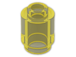 LEGO® Stein: Brick 1 x 1 Round with Hollow Stud 3062b | Farbe: Transparent Yellow