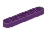 LEGO® Stein: Technic Beam 5 x 0.5 32017 | Farbe: Bright Violet