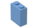 LEGO® Brick: Brick 1 x 2 x 2 without Understud 3245c | Color: Medium Blue