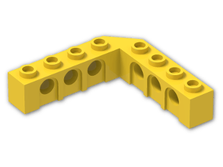 LEGO® Brick: Technic Brick 5 x 5 Corner with Holes 32555 | Color: Bright Yellow