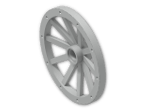 LEGO® Stein: Wheel 3.2 x 43 with 10 Spokes Wooden 33211 | Farbe: Silver flip/flop