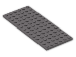 LEGO® Stein: Plate 6 x 14 3456 | Farbe: Dark Stone Grey