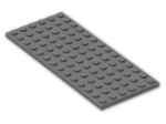 LEGO® Stein: Plate 6 x 14 3456 | Farbe: Dark Grey