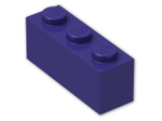 LEGO® Stein: Brick 1 x 3 3622 | Farbe: Medium Lilac