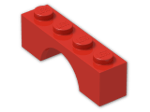 LEGO® Brick: Arch 1 x 4 3659 | Color: Bright Red
