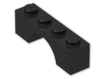 LEGO® Brick: Arch 1 x 4 3659 | Color: Black