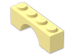 LEGO® Brick: Arch 1 x 4 3659 | Color: Light Yellow