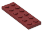 LEGO® Brick: Plate 2 x 6 3795 | Color: New Dark Red