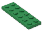 LEGO® Brick: Plate 2 x 6 3795 | Color: Dark Green