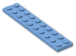 LEGO® Stein: Plate 2 x 10 3832 | Farbe: Medium Blue