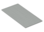 LEGO® Stein: Baseplate 16 x 32 with Square Corners 3857 | Farbe: Grey