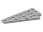 LEGO® Brick: Wing 4 x 8 Left 3933 | Color: Medium Stone Grey