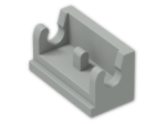 LEGO® Brick: Hinge 1 x 2 Base 3937 | Color: Grey